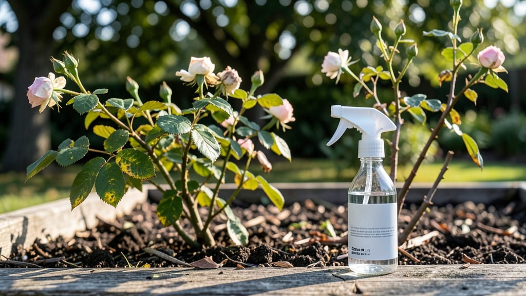 Yellow Leaves on Roses Treatment: Fungal Blight Fix With Organic Sprays