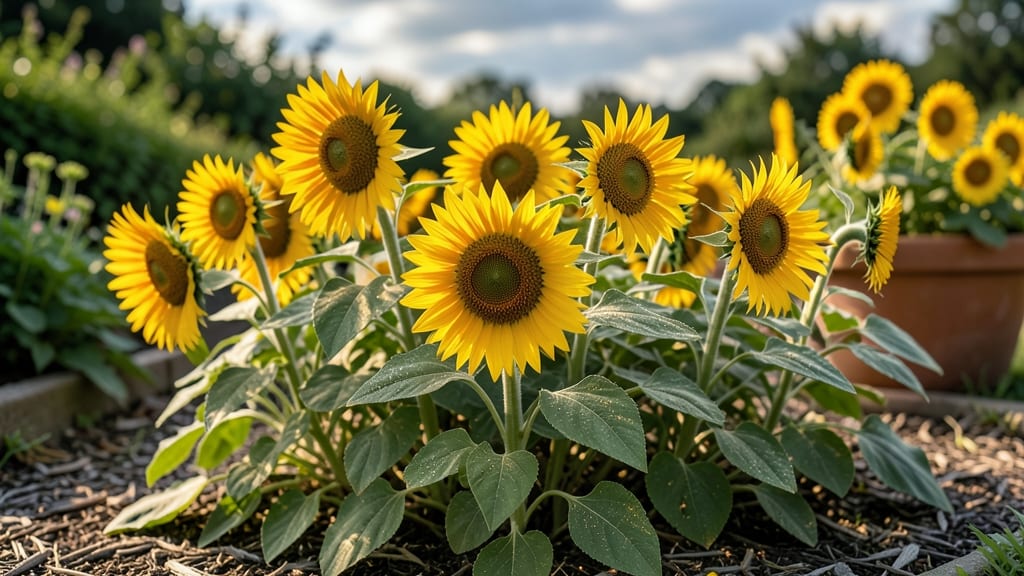Sunflowers for Bold Vertical Accents