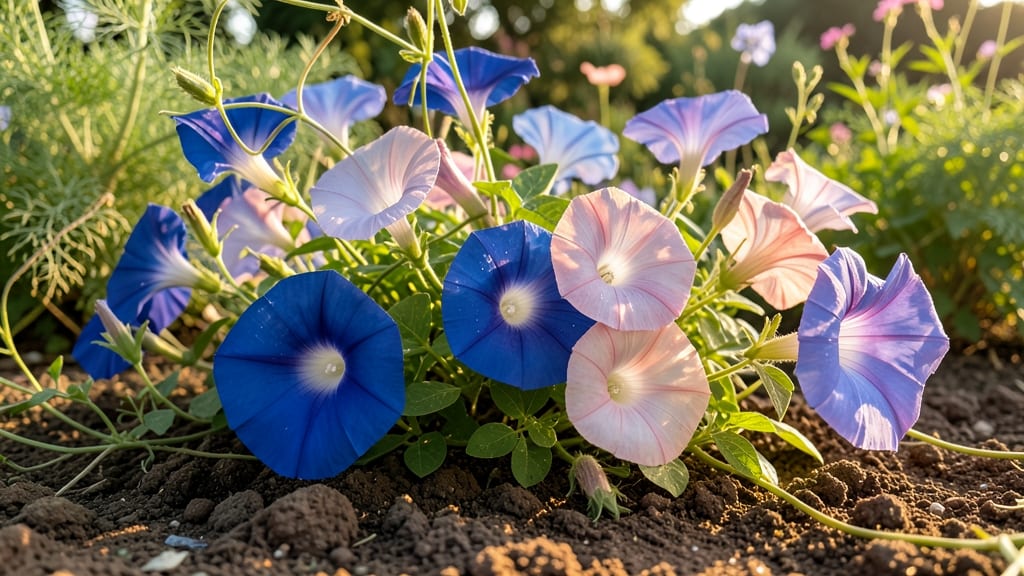 Morning Glory Climbing Annuals