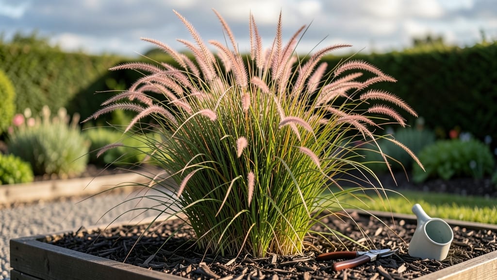 Oriental Fountain Grass by Karley Rose: Year-Round Elegance With Minimal Pruning