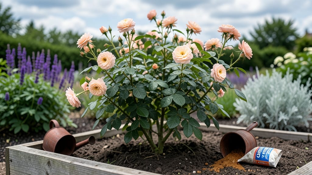 Peach Drift Rose Tree: Year-Round Blooms With 4 Seasonal Trims