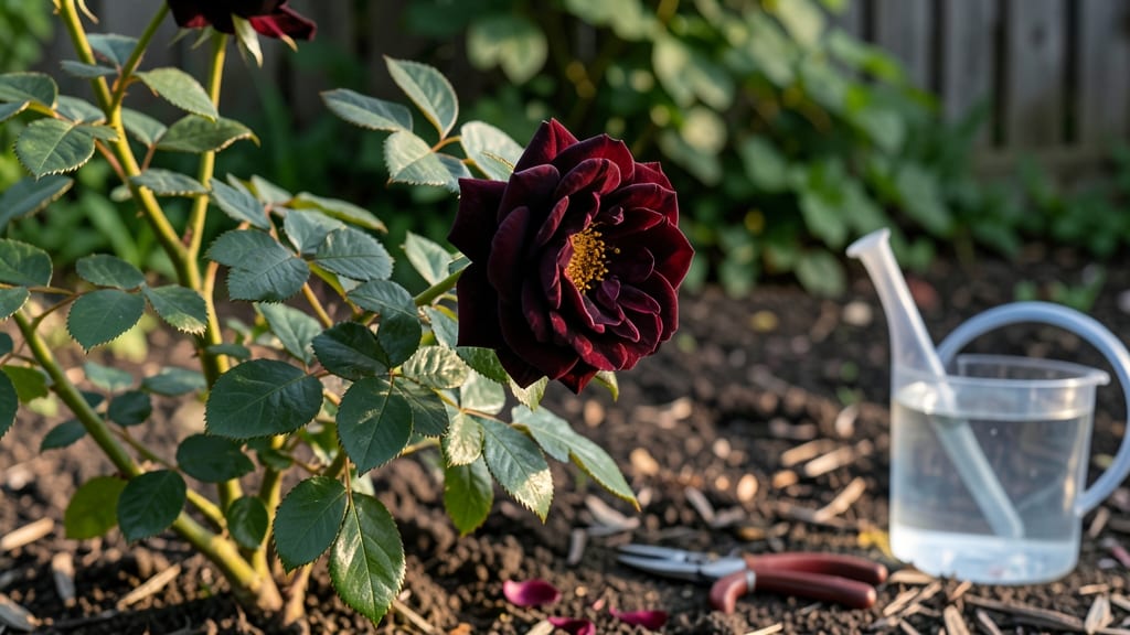 Rose Dark Crimson Shrub Recipe: Fragrant Vine Elixir for Cocktails and Mocktails