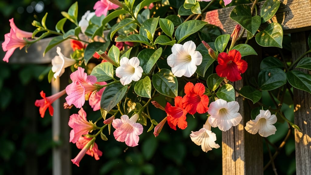 Mandevilla Vine for Tropical Garden Elegance