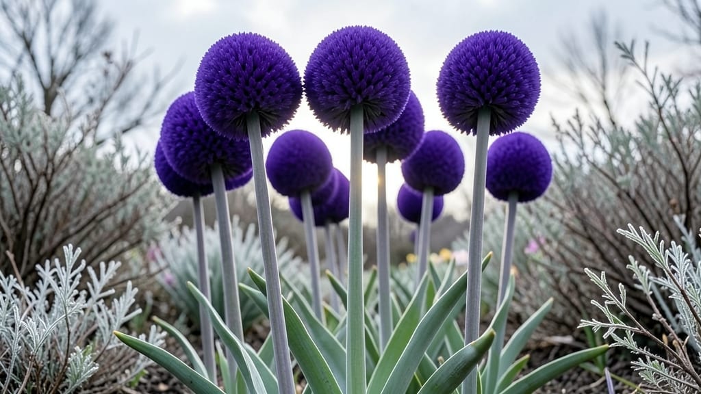 Allium Globemaster for Dramatic Spherical Blooms
