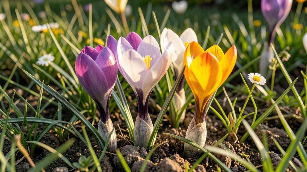 Crocuses Provide Early Summer Surprise