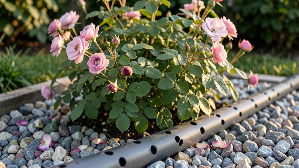 Rose Garden Drain: Year-Round Bloom Secrets With Minimal Pruning