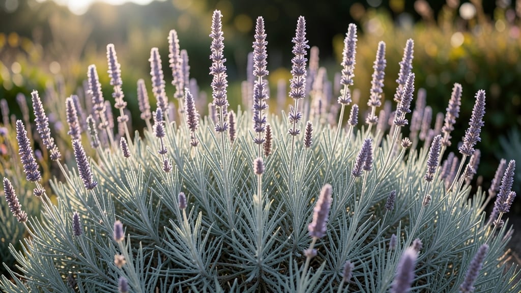 Russian Sage: Silvery Foliage with Lavender Spikes