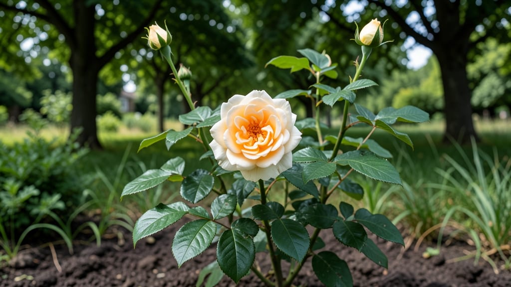 Orange White Roses: Timeless Romance With Season-Long Blooms