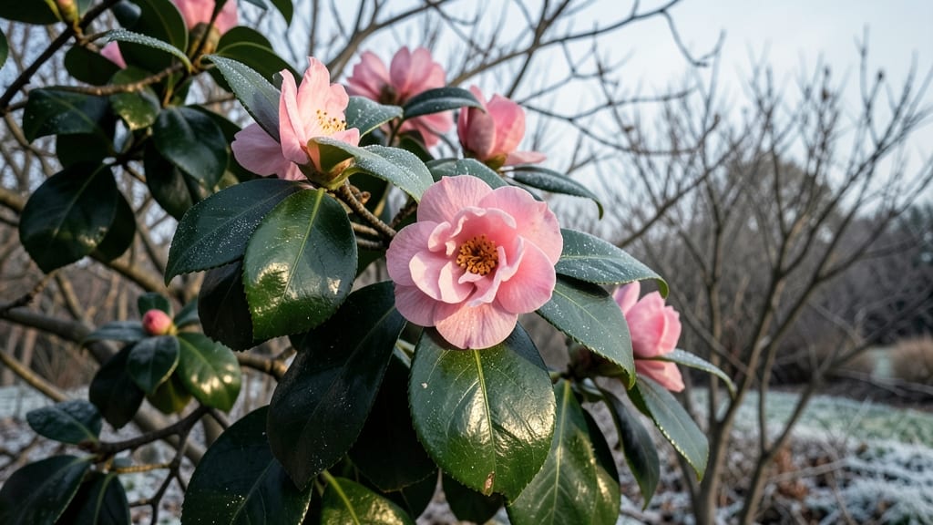 Camellia Sasanqua 'Yuletide'