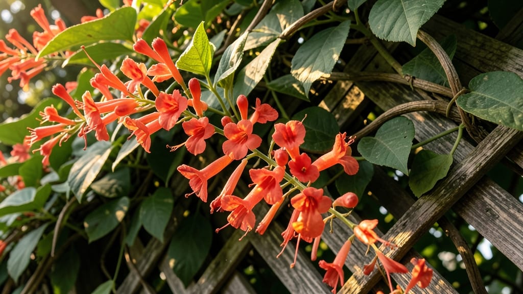 Coral Honeysuckle Vine for Hummingbird Attraction