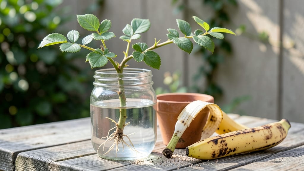 How to Grow Rose Cuttings in Bananas: Root-Boosting Hack for 90% Success