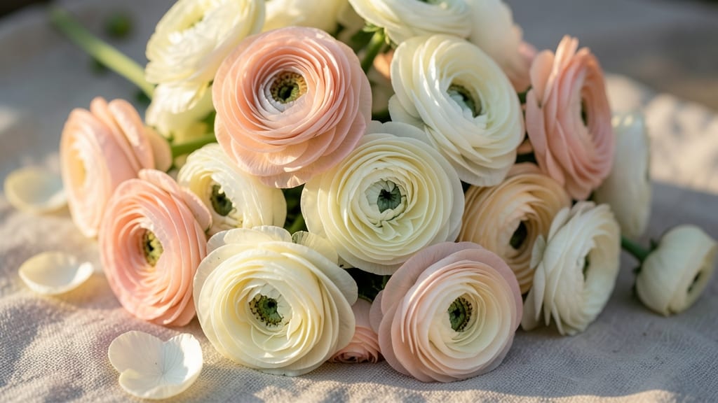 Ranunculus for Delicate, Layered Romance