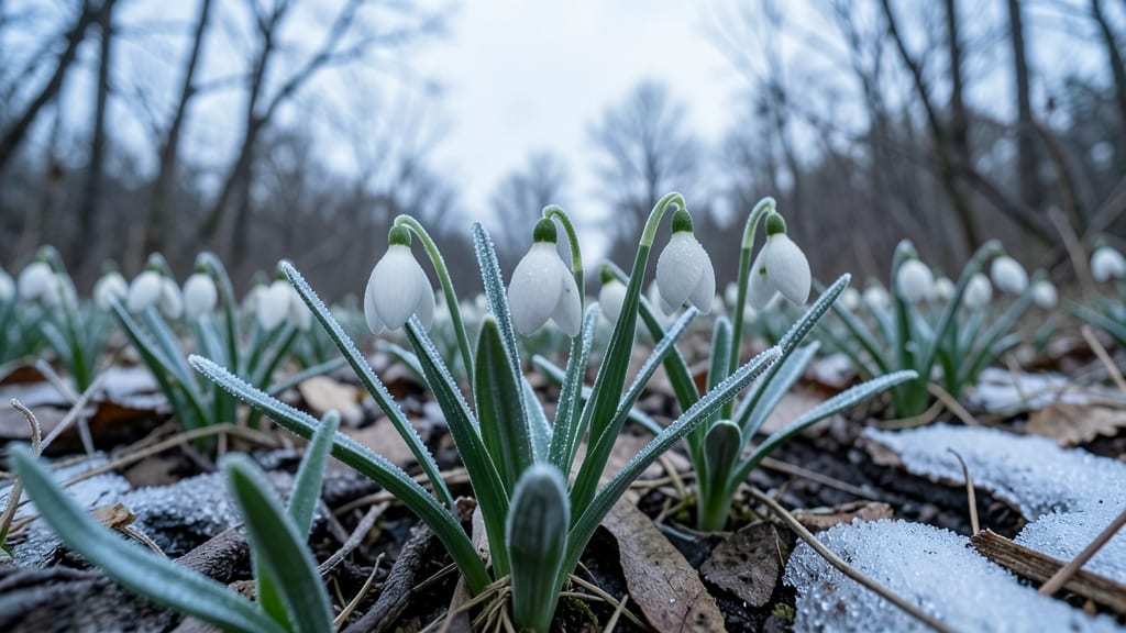 Snowdrops for Frost-Resistant Garden Beauty