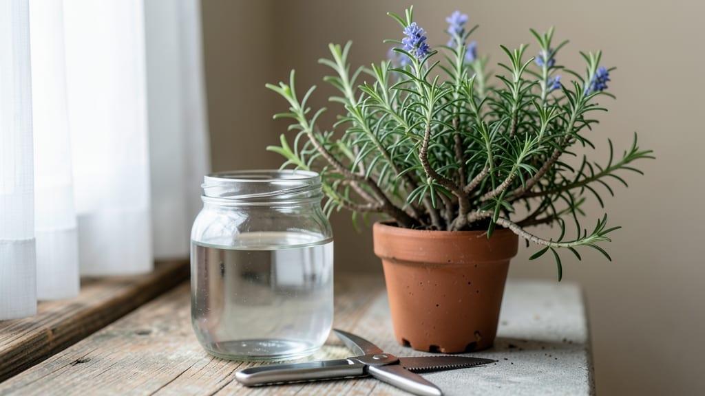 How To Propagate Rosemary Cuttings in Water: Root Growth Secrets in 14 Days