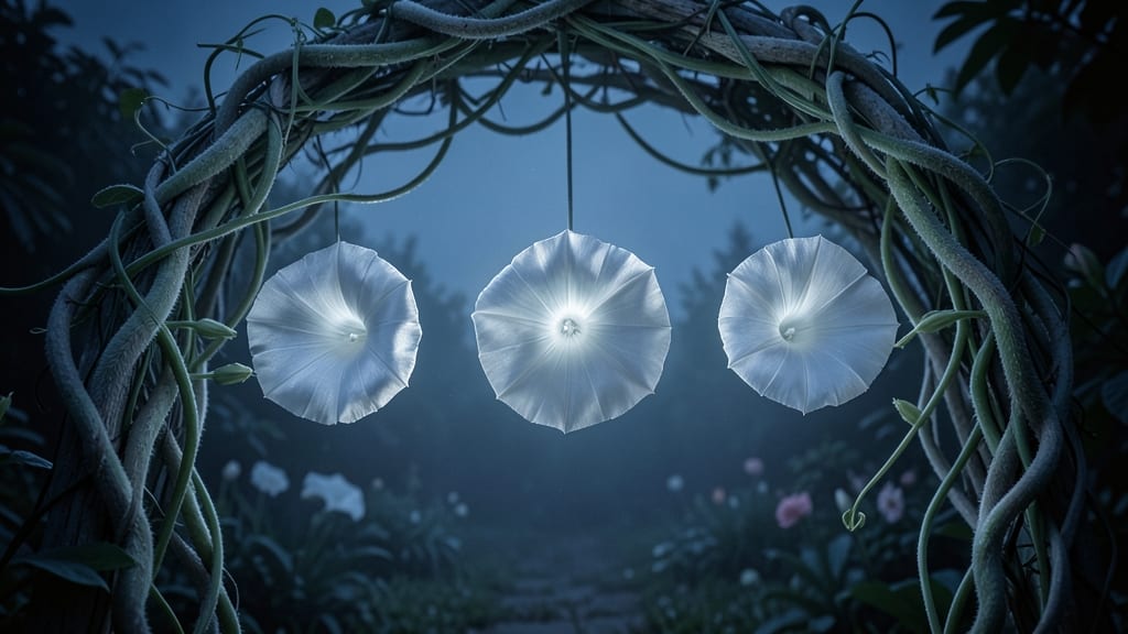 Moonflower Vine with Fragrant Evening Blooms