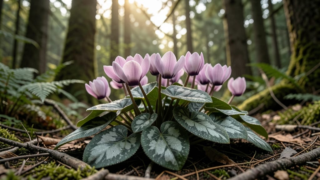 Cyclamen Bring Delicate Spots to Shady Spots