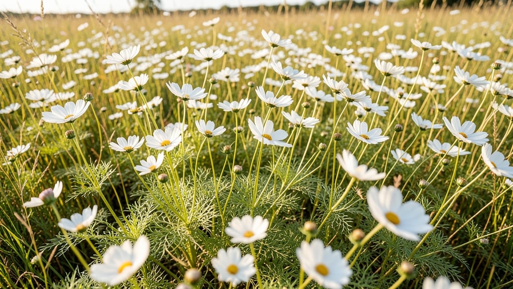 White Cosmos: Effortless Airy Blooms