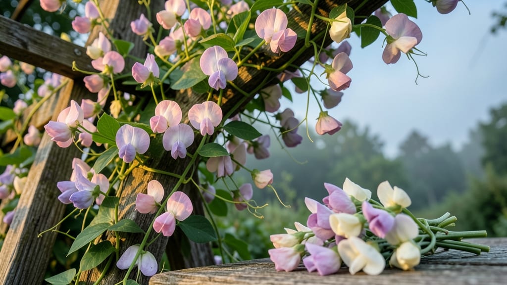 Sweet Pea Vine for Cool-Season Fragrance