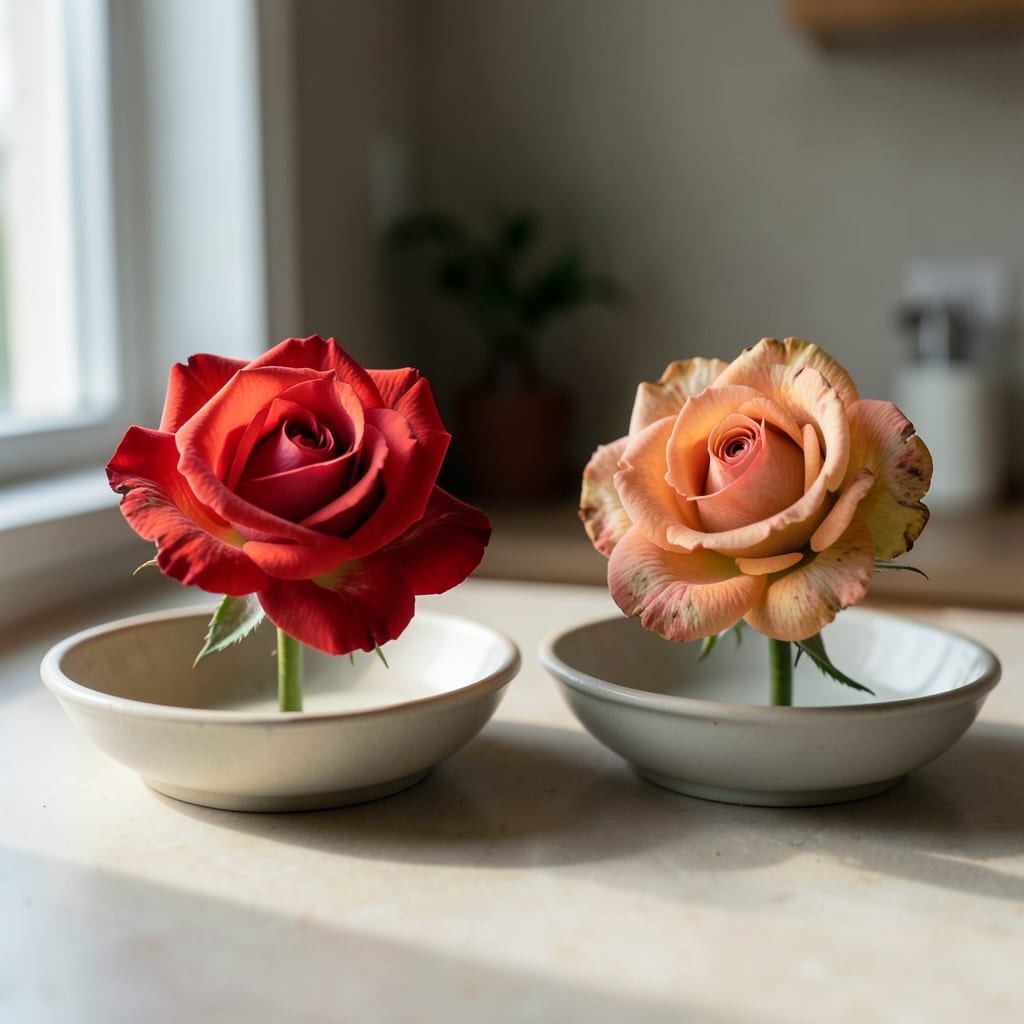 Two versions of the same dish, side by side
