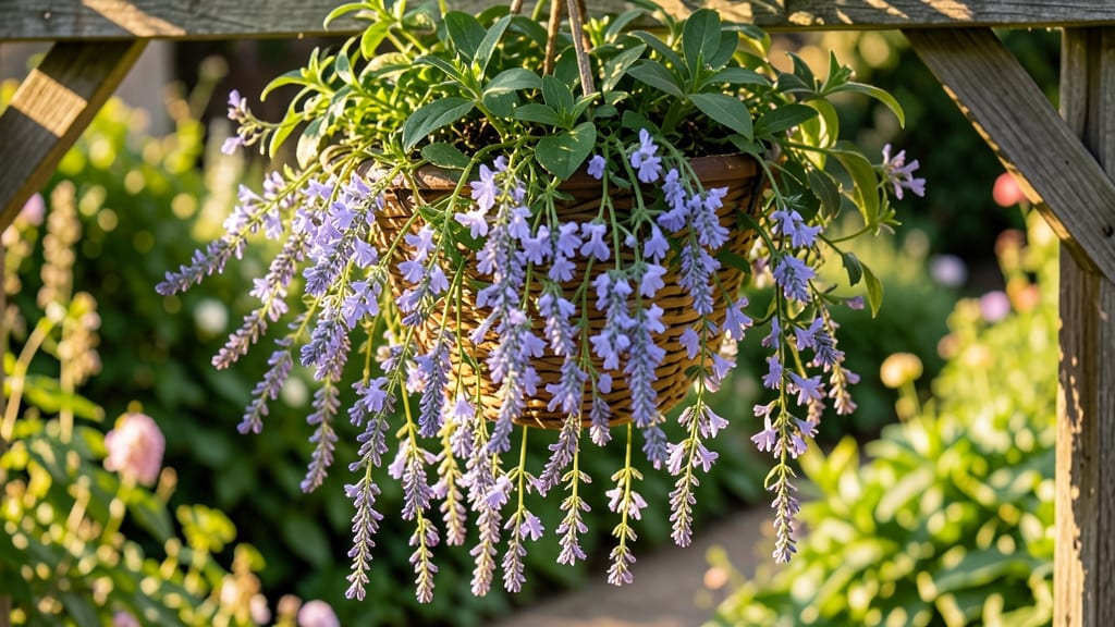 Trailing Verbena with Lavender Flowers