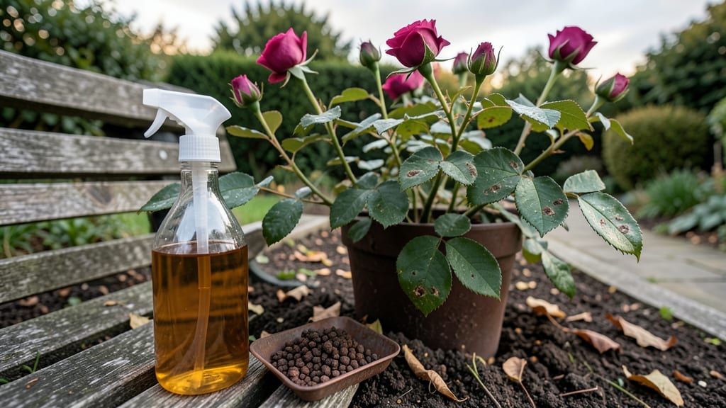 How to Treat Brown Spots on Rose Leaves: Fungal Blight Cure in 3 Natural Steps