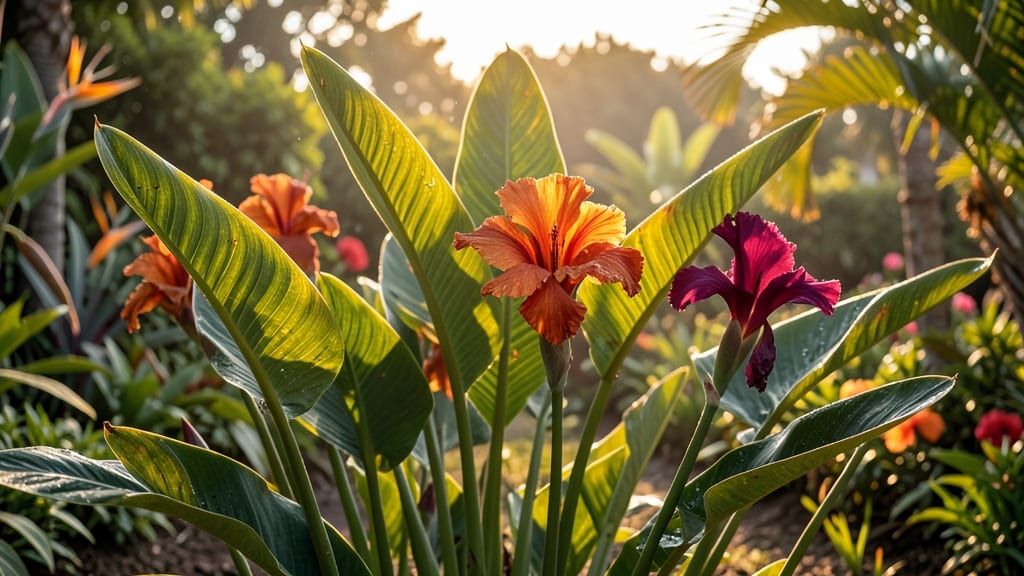 Cannas Deliver Tropical-Looking Summer Blooms