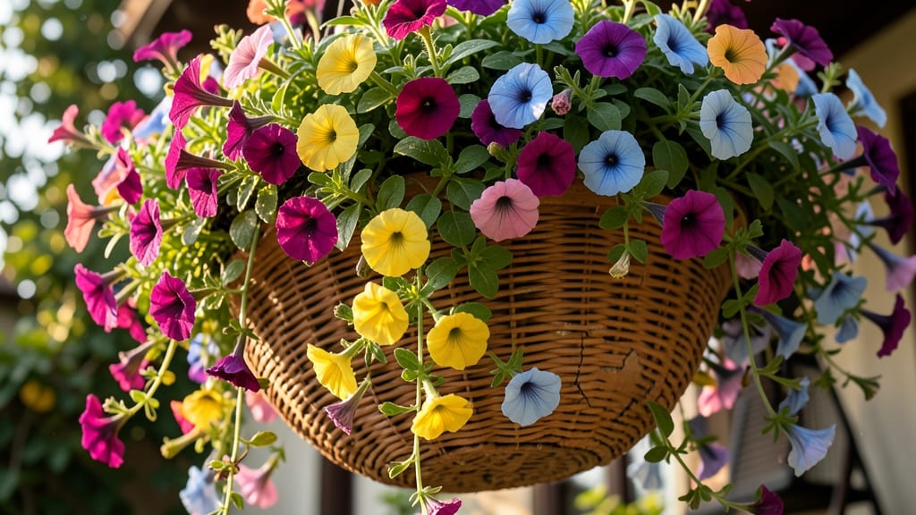 Petunias for Hanging Baskets and Containers