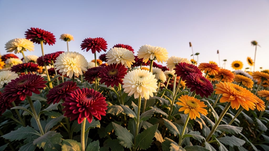 Chrysanthemums for Fall Color