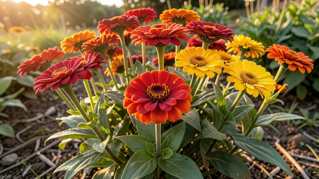 Zinnia Elegans for Long-Lasting Cut Flowers