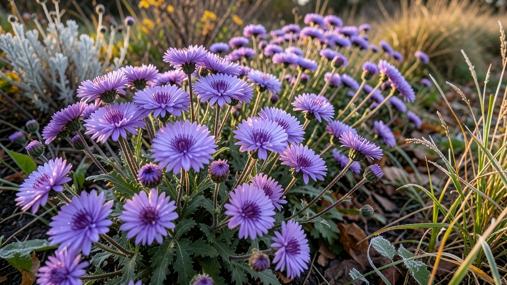 Asters Provide Long-Lasting Purple Autumn Beauty