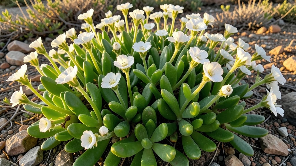 White Portulaca: Succulent-Like Summer Sparkle