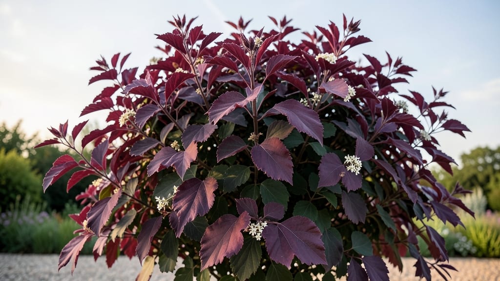 Smokebush with Smoky Purple Foliage