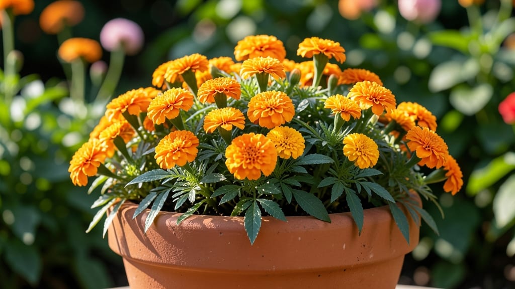 Dwarf Marigolds for Pest Control