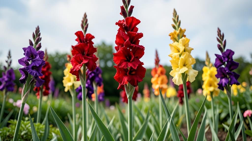 Gladiolus for Tall, Dramatic Summer Stems