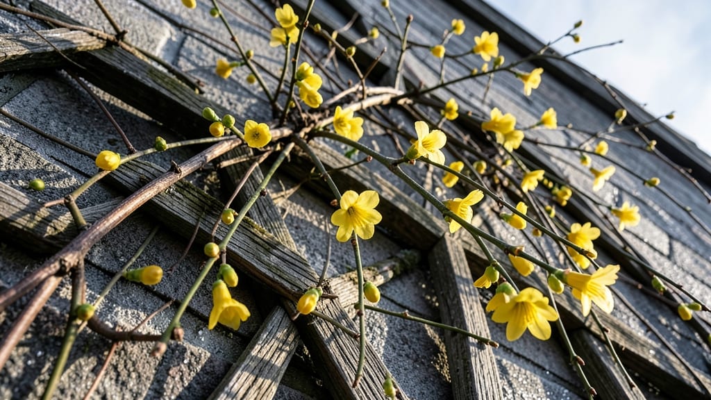Winter Jasmine (Jasminum nudiflorum)