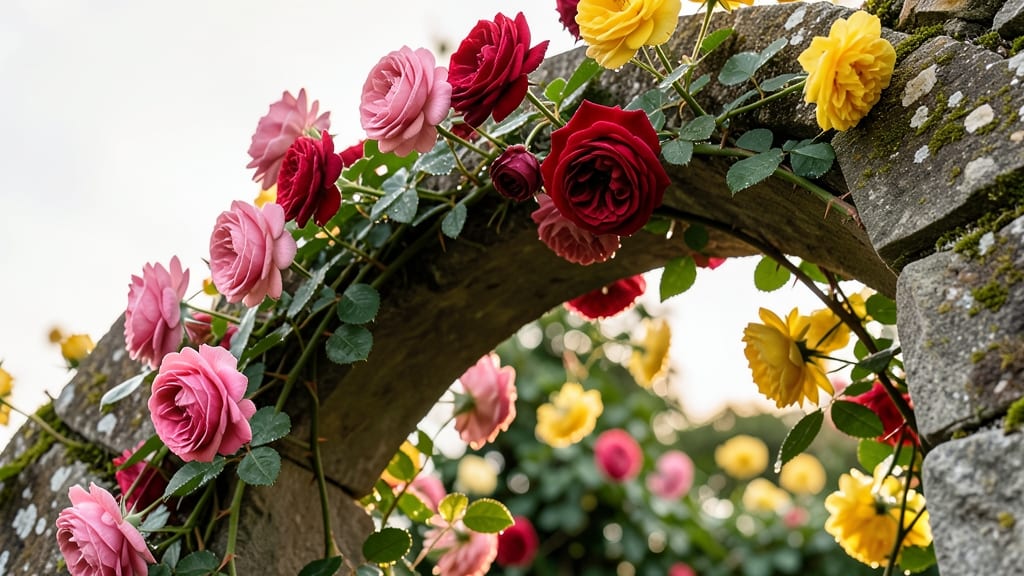 Climbing Rose Rosa Climbing: Classic Elegance