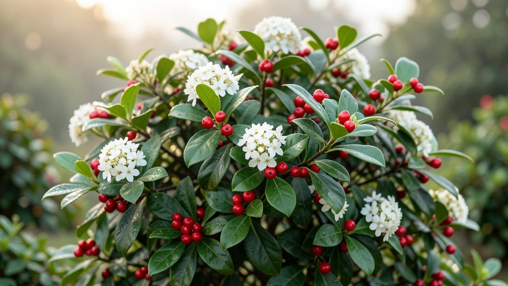 Skimmia Japonica 'Rubella'