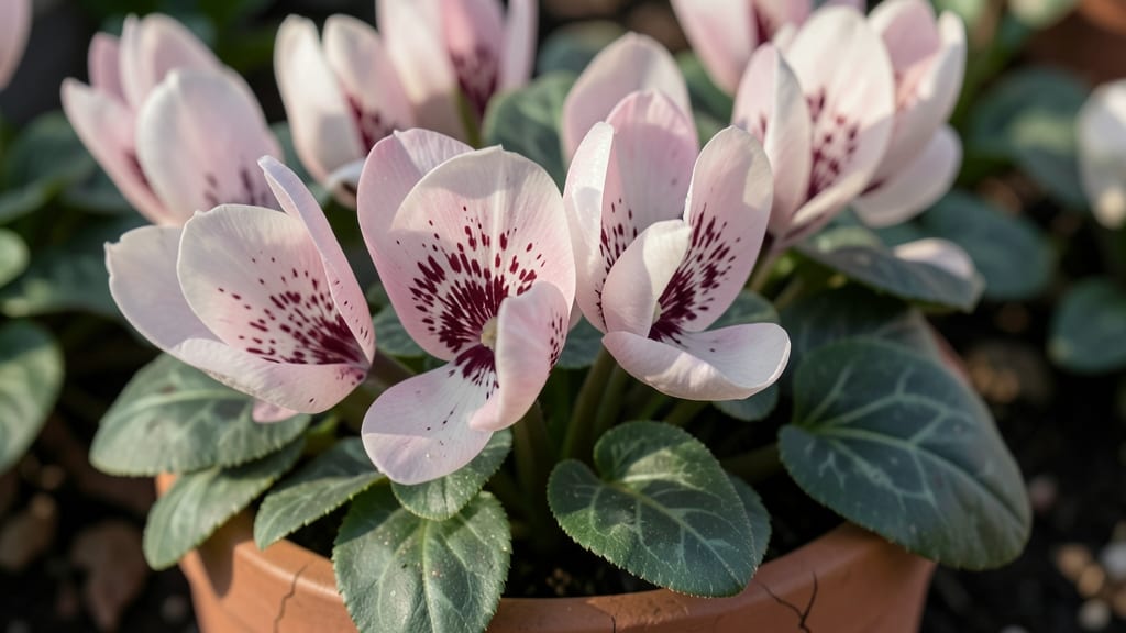 Cyclamen: Elegant Spotted Blooms