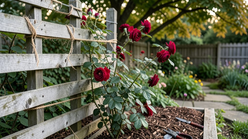 How to Train Climbing Roses on a Trellis: Structured Growth for Lush, Fragrant Canopy
