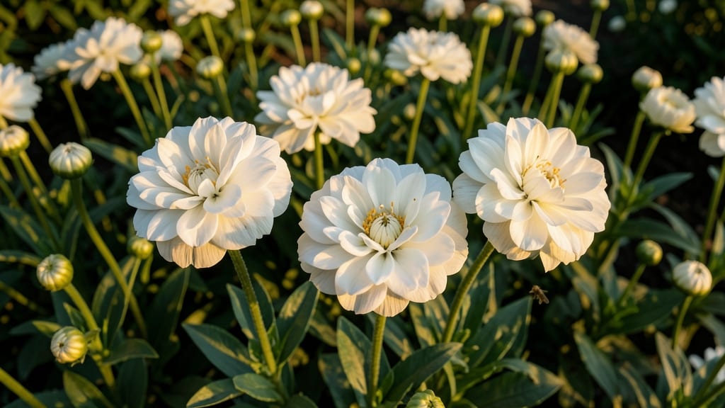White Zinnias: Bold and Long-Lasting