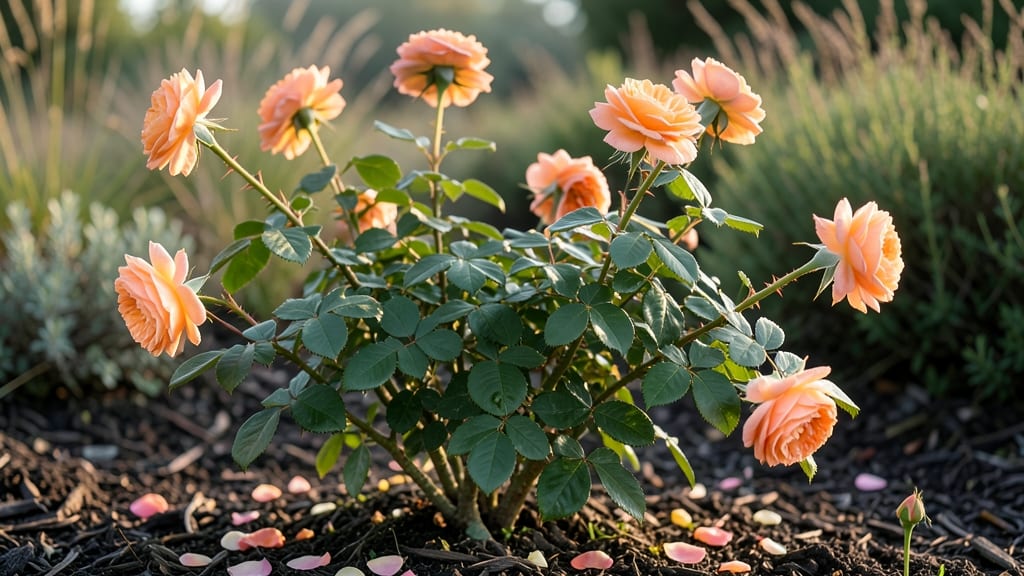 Sunset Rose Bush: Pruning for Longer Blooms and Healthier Growth