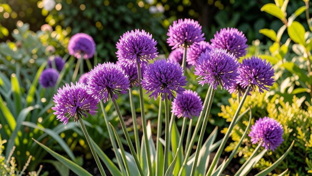 Allium Purple Globe for Dramatic Height