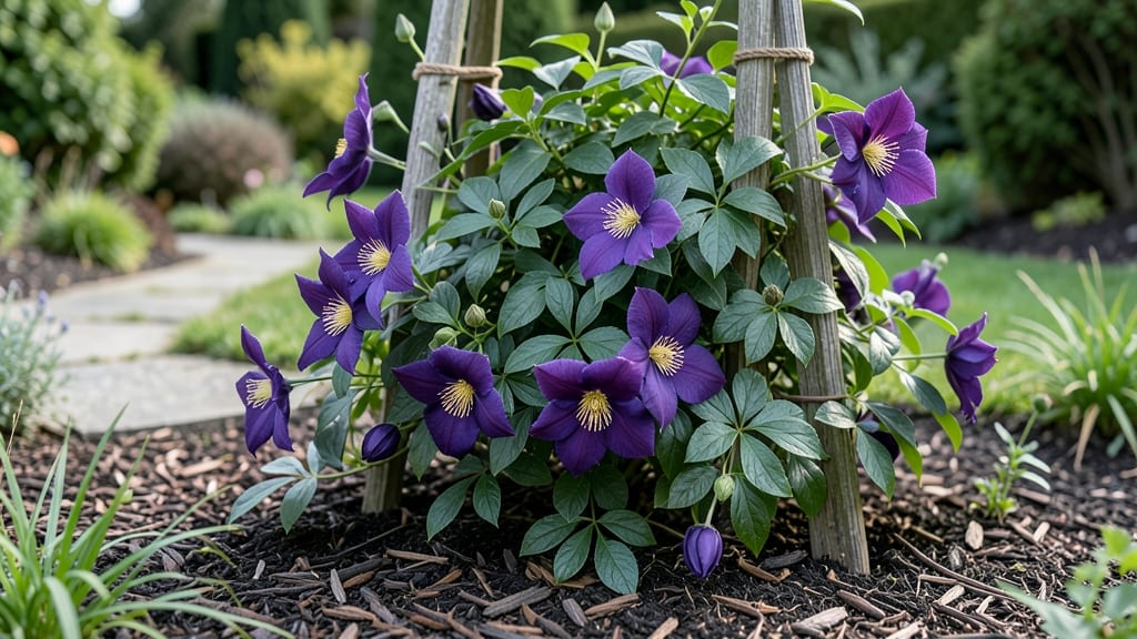 Large Bloom Clematis: Vigorous Climbers That Bloom Again After Pruning