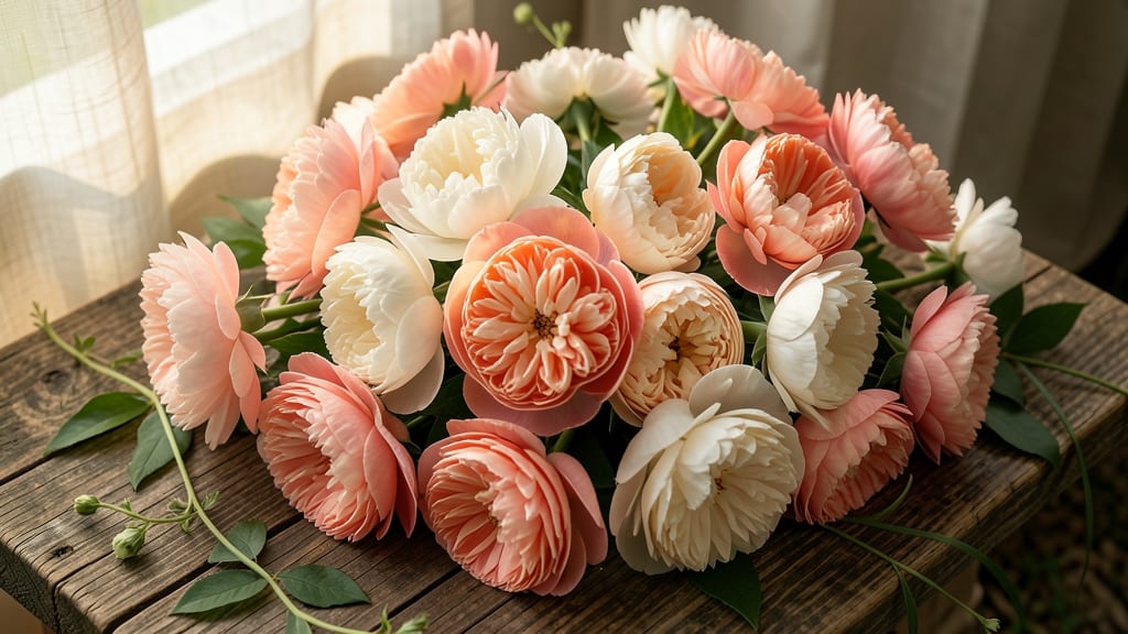Peony Bouquets for Luxurious Garden Beauty