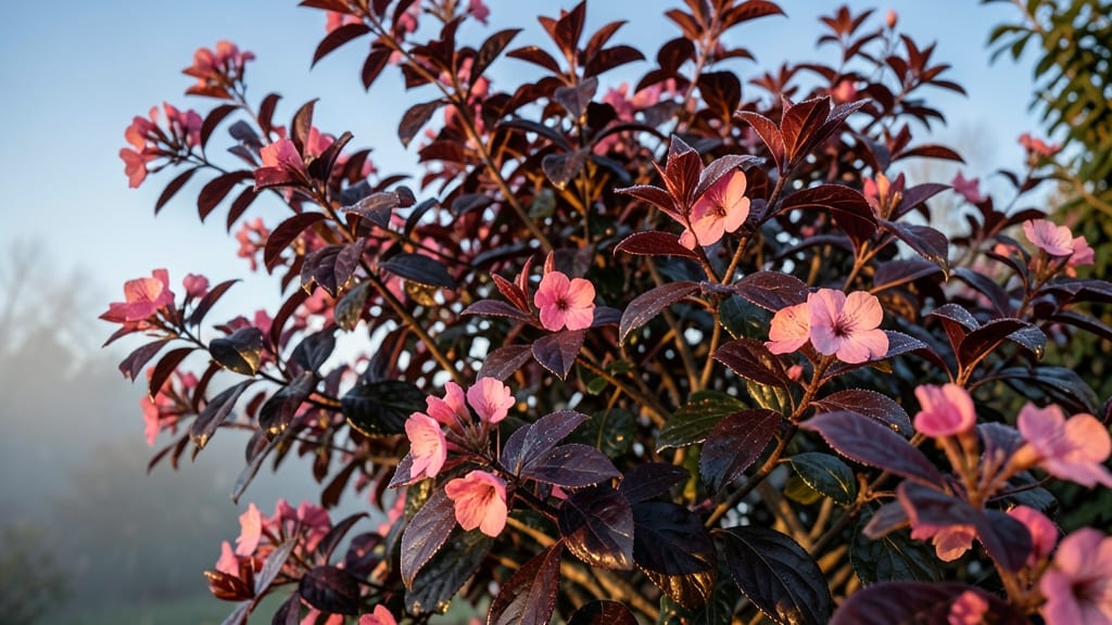 Weigela 'Wine and Roses'