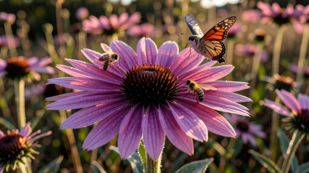 Coneflower 'Magnus' for Pollinator Magnet Power